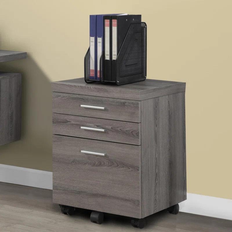 Inbox Zero File Cabinet, Rolling Mobile, Storage Drawers, Printer Stand