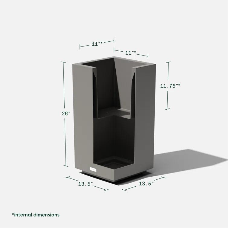 Block Series Pedestal Planter