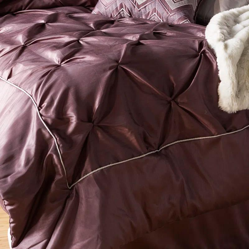 Madison Park Laurel 7 Piece Tufted Comforter Set