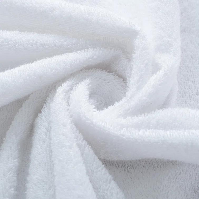 Lux Decor Collection Poly Cotton Terry Top Fitted Mattress Protector Waterproof Hypoallergenic