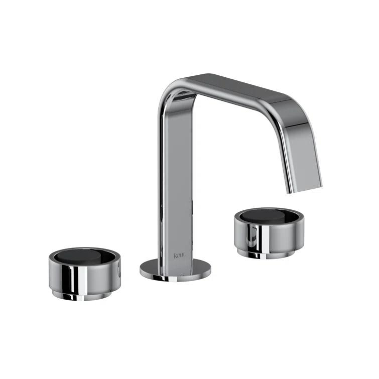 Rohl Eclissi Widespread Lavatory Faucet With U-Spout EC09D3IWPCB