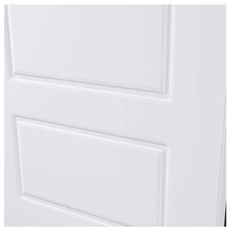 Nova Hardware 5-Panel Soft White Laminated Traditional Interior Door Slab Only