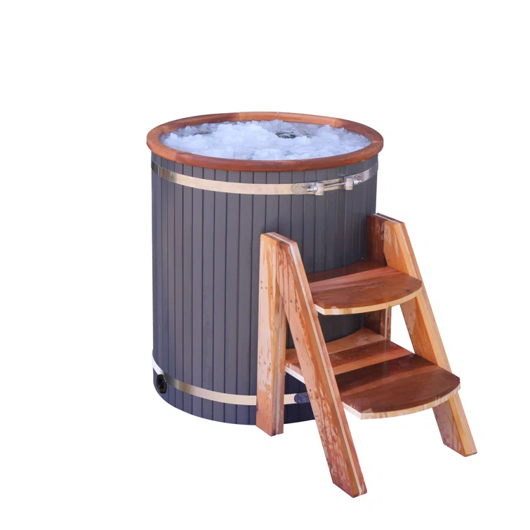 ALEKO ALEKO Ice Bath Frost Cold Pod Plunge Tub | 118 Gallon Water Treatment Capacity | 37.5” x 32.25”