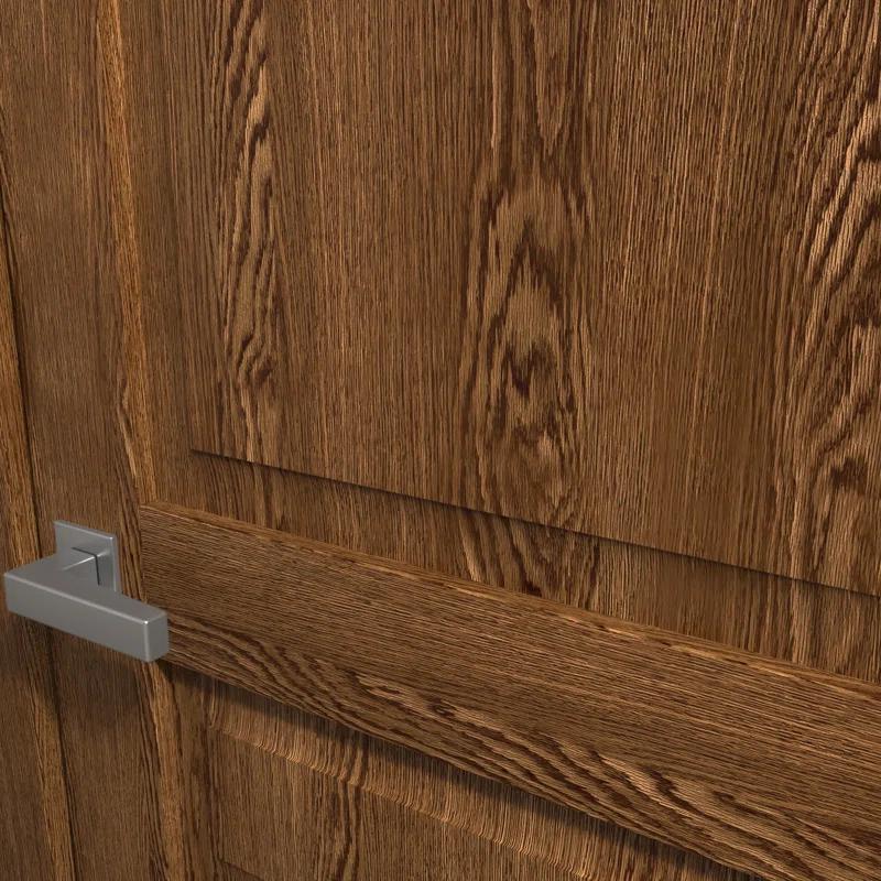 SARTODOORS Sliding French Double Pocket Doors | Ego 5012 | Kit Rail Hardware | Solid Wood Interior Bedroom Modern Doors