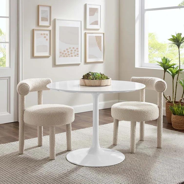 Modway Lippa Round Wood Dining Table by Modway & Reviews | Wayfair