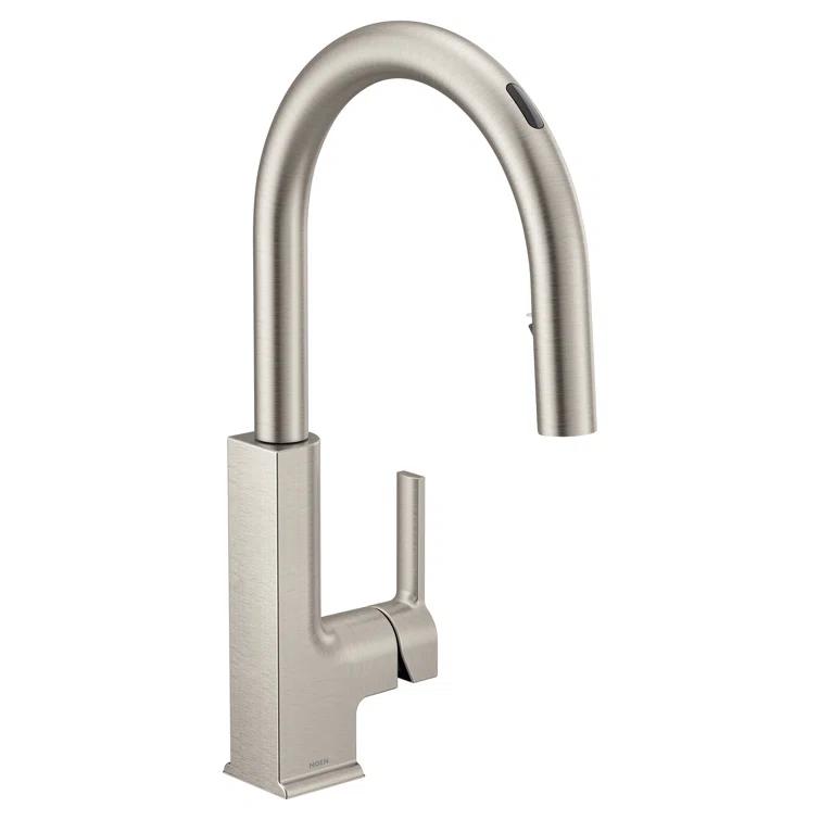 Moen STo Smart Touchless Single Handle Kitchen Faucet with Wave and Accessories S72308EVSRS