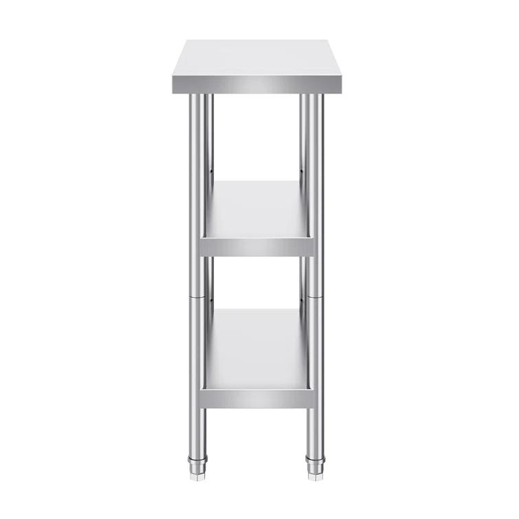 VEVOR VEVOR Stainless Steel Food Prep Table, Commercial Kitchen Worktable