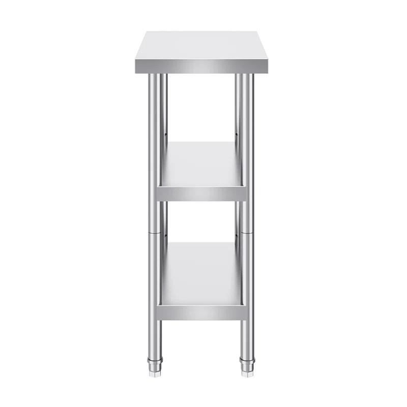 VEVOR VEVOR Stainless Steel Food Prep Table, Commercial Kitchen Worktable