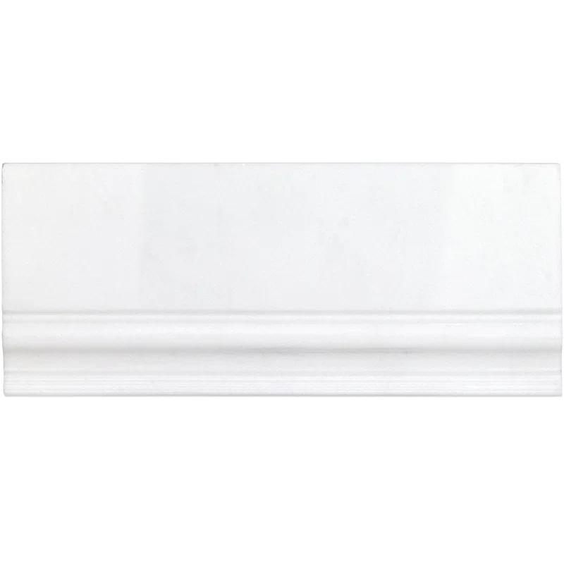 Bond Tile 12'' L x 4.75'' W Marble Tile Trim