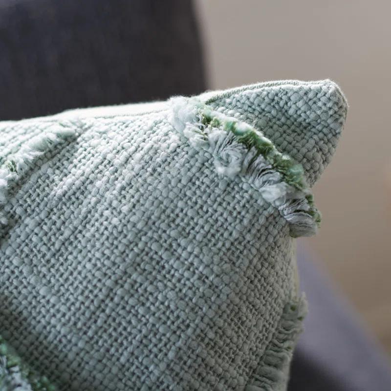 Safavieh Ashlin Fringed Cotton Throw Pillow