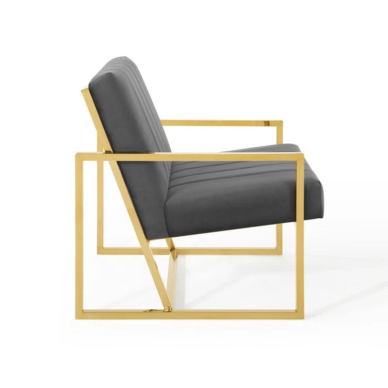 Modway Modway Inspire Channel Tufted Performance Velvet Armchair