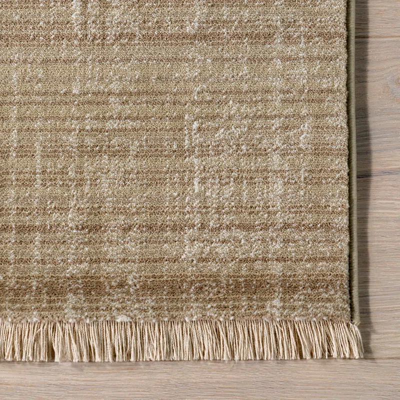 Ebern Designs Cedarwood Fringed Area Rug