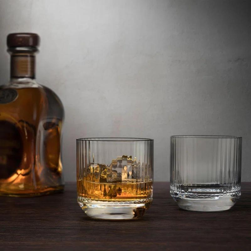Big Top 4 - Piece Crystal Whiskey Glass Set (Set of 4)
