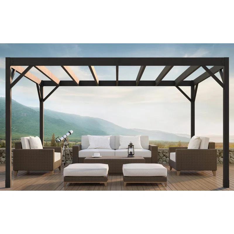 Fortress Building Products Fortress Evolution Modern Heavy Duty Steel Pergola Kit | Wayfair