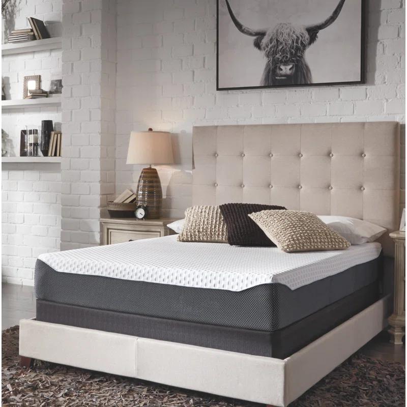 Signature Design by Ashley Chime Elite Charcoal Infused Memory Foam Mattress