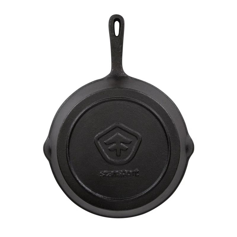 Oster 3 Piece Cast Iron Pre-Seasoned Frying Pans