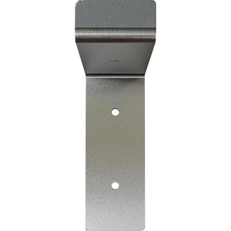 Ekena Millwork 2"W x 6"D x 6 1/4"H Steel Truss Shelf Bracket, Stainless Steel