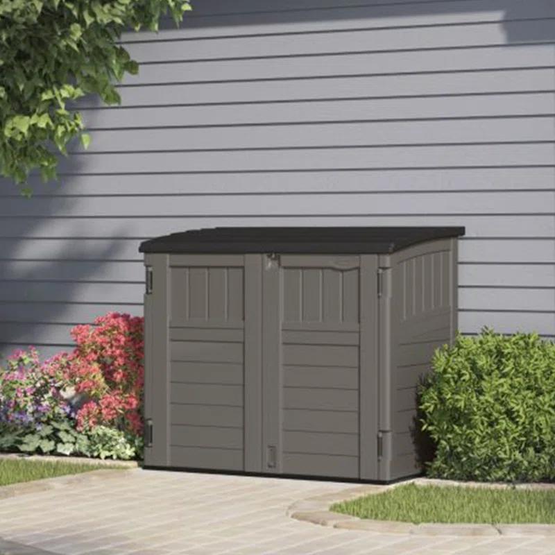 Suncast Suncast Outdoor Resin Horizontal Storage Shed