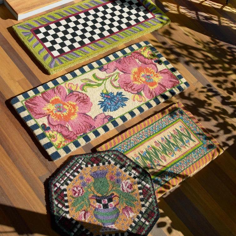 MacKenzie-Childs Flower Market Double Door Entrance Mat