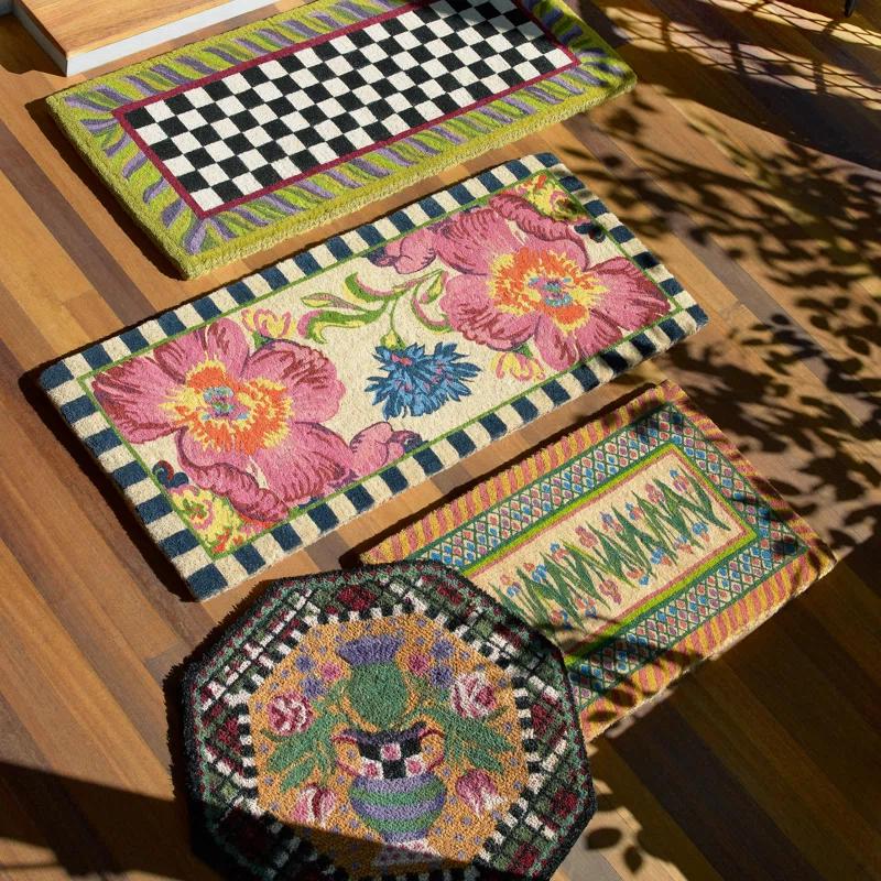 MacKenzie-Childs Flower Market Double Door Entrance Mat