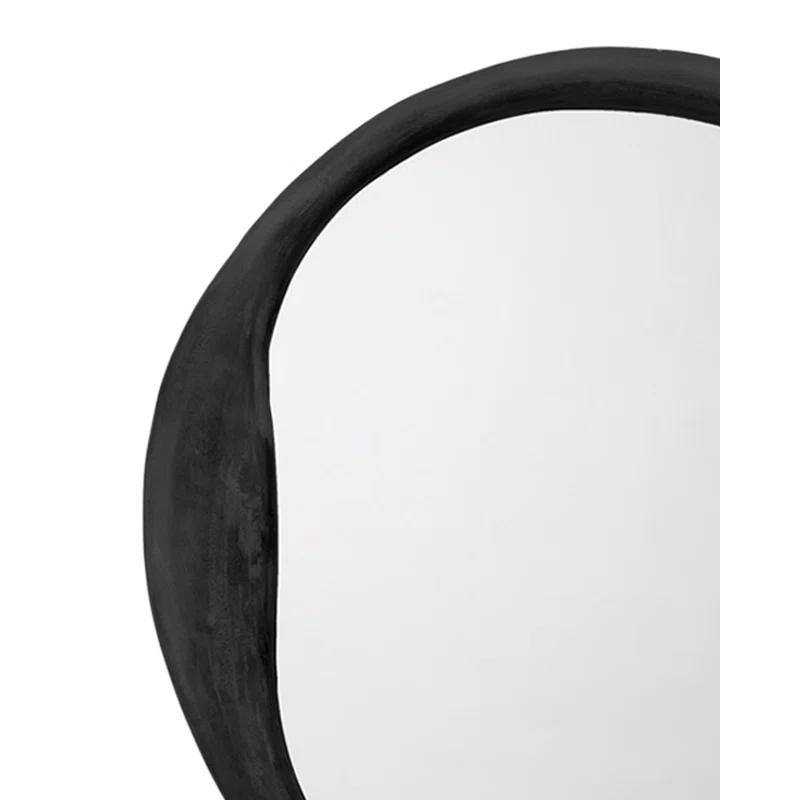 Doreen Round Mirror - Black