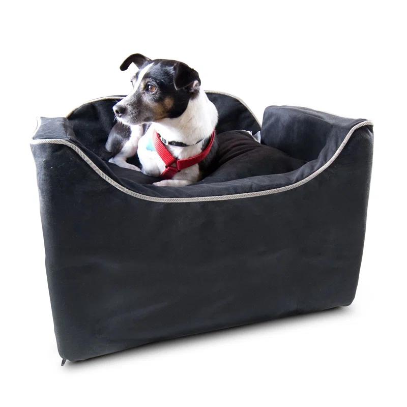 Snoozer Pet Products Luxury Lookout II Pet Car Seat in Microsuede