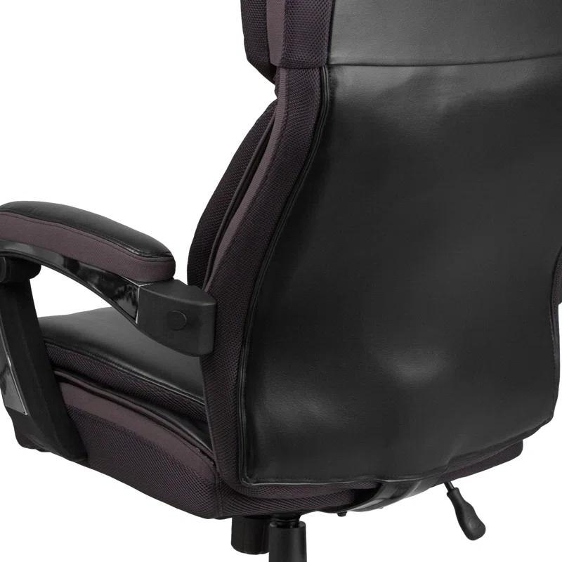 Flash Furniture Esmeralda Big & Tall LeatherSoft Ergonomic Office Chair with Headrest and Armrests by Flash Furniture