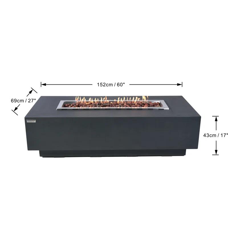 Hampton Concrete Fire Table