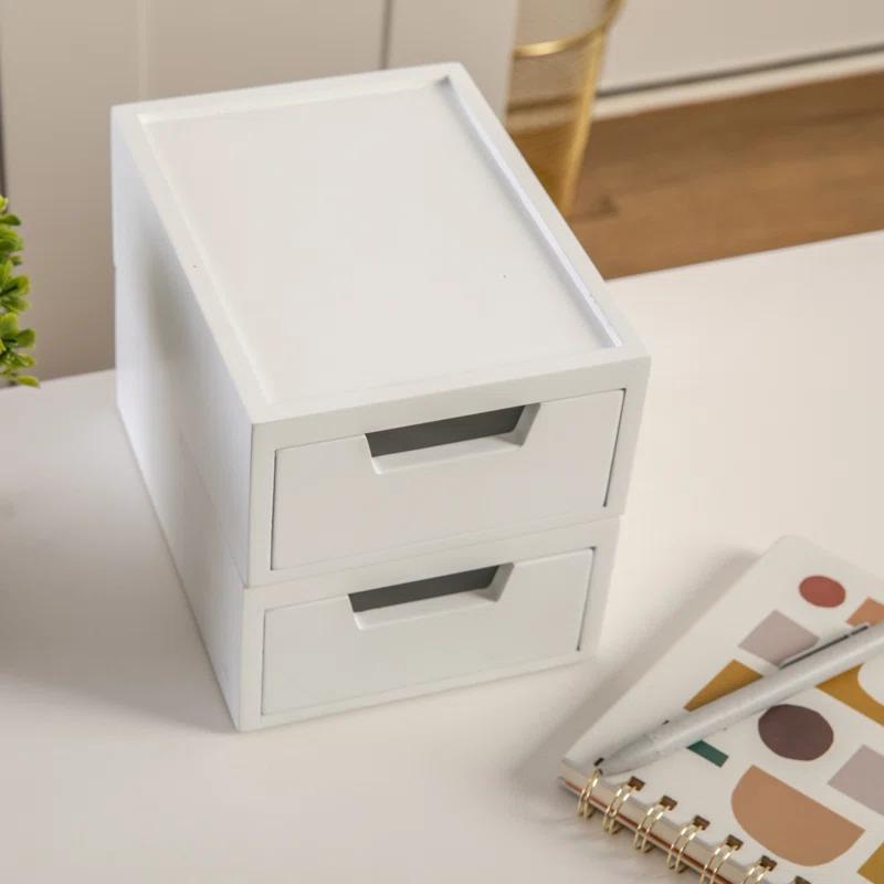 Martha Stewart Thomas Martha Stewart Wooden Storage Boxes With Pullout Drawers (Set of 2)