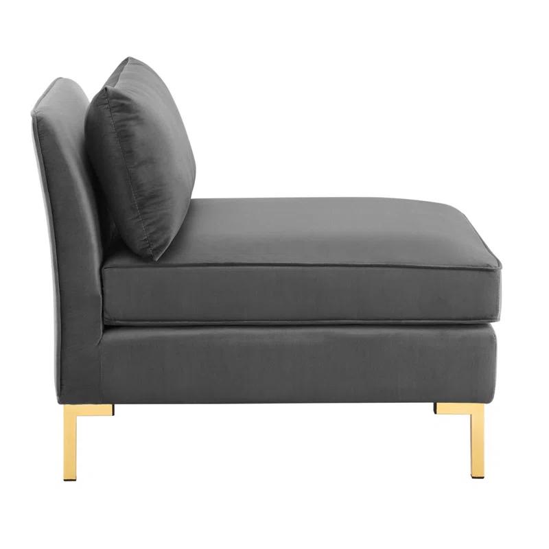 Modway Ardent Performance Velvet Armless Chair