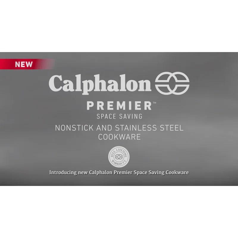 Calphalon ® Premier 10-Piece Space-Saving Stainless Steel Cookware Set