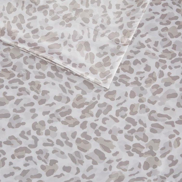Madison Park Essentials Printed Satin Luxury Sheet Set