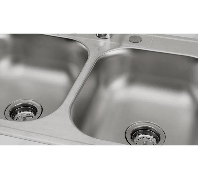 Elkay D225194 Dayton 25" L x 19" W Double Basin Drop-In Kitchen Sink