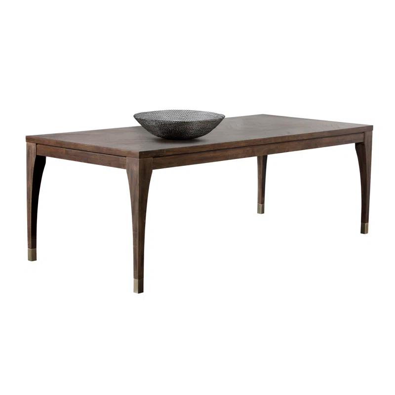 Ahleena Solid Wood Base Dining Table