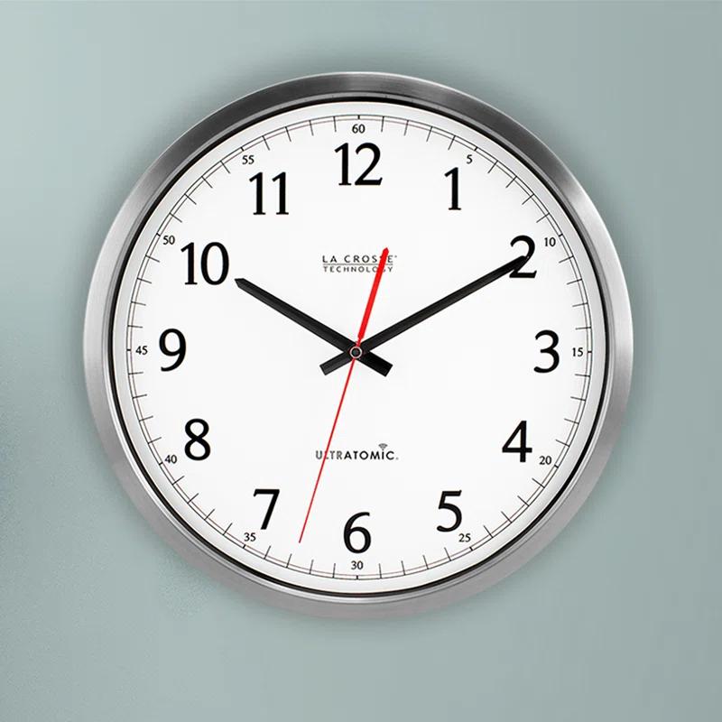 Weatherholt 14" UltrAtomic Metal Wall Clock