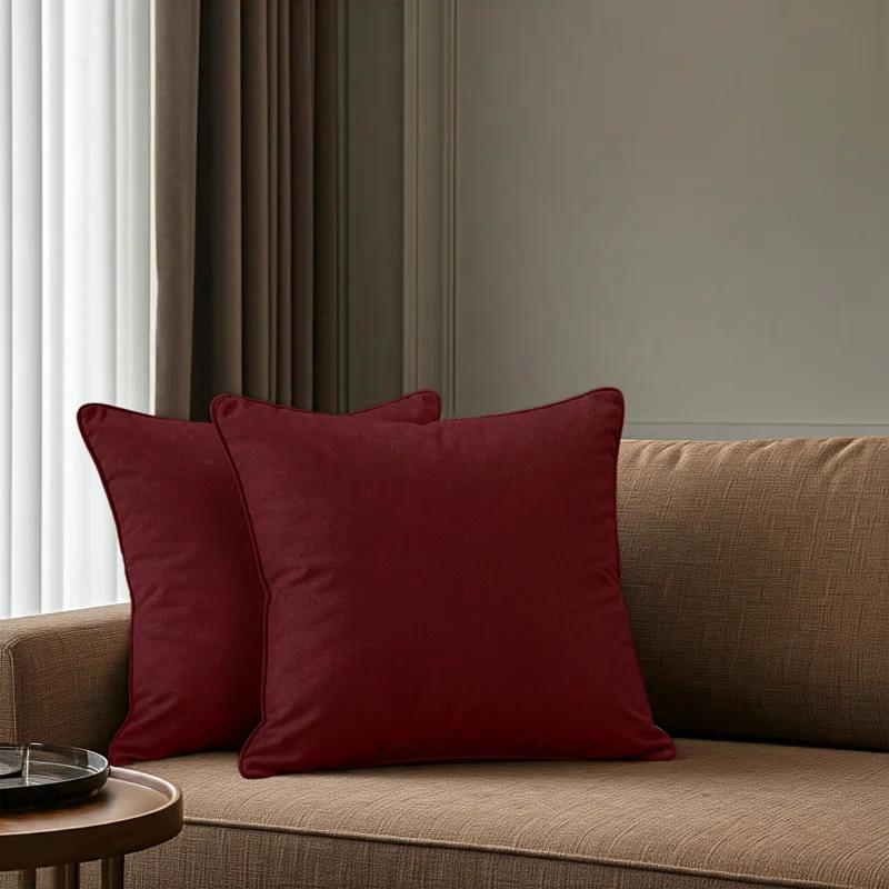A1 Home Collections LLC Velvet Pillow Cover (Set of 2)