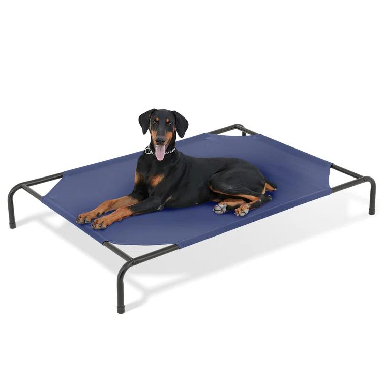 Tucker Murphy Pet™ Cooling Elevated Dog Bed, Portable Raised Pet Cot with Breathable Fabric and Alloy Steel Frame