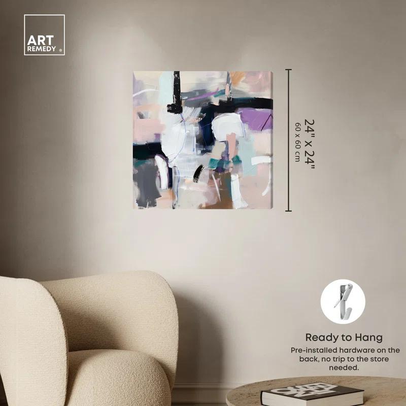 Art Remedy Development Pastel Color Abstract Wall Art by Art Remedy