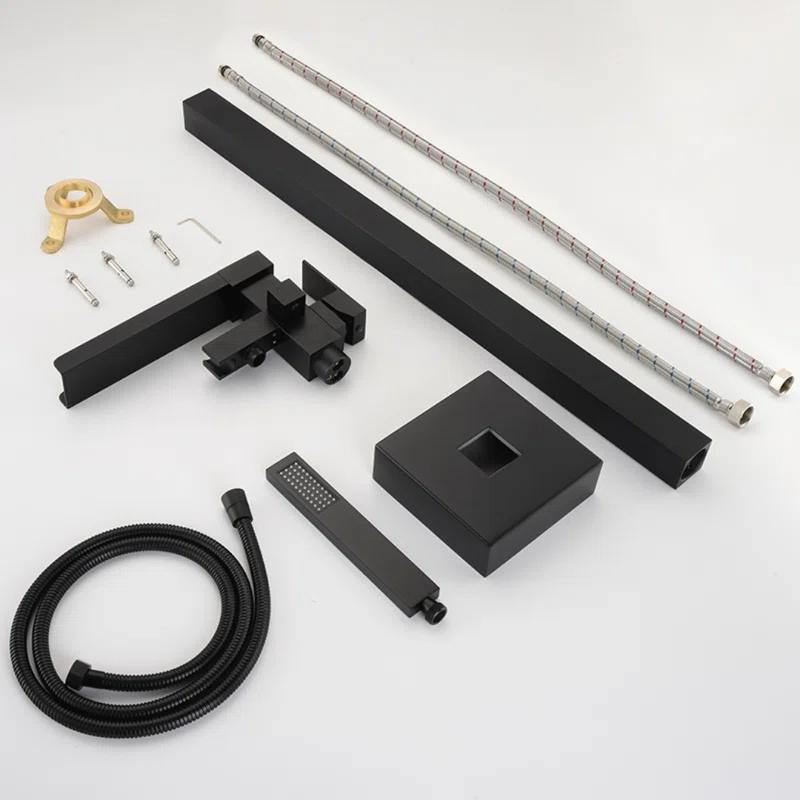 Floor Tub Filler with Diverter