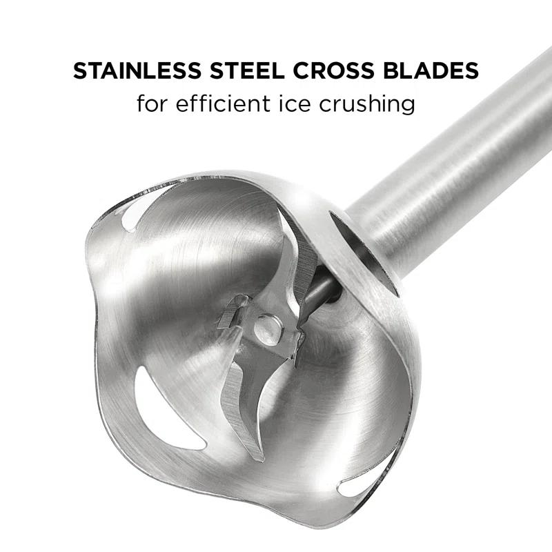 Chefman Chefman Immersion Stick Hand Blender with Stainless Steel Blades