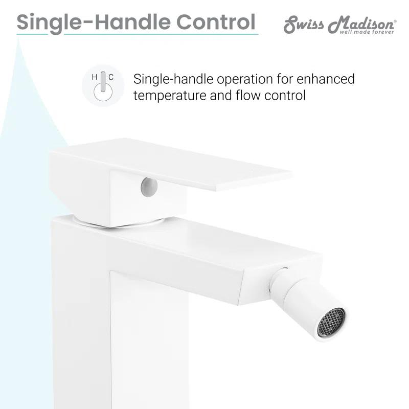 Swiss Madison SM-DF80MW Concorde Bidet Faucet in Matte White