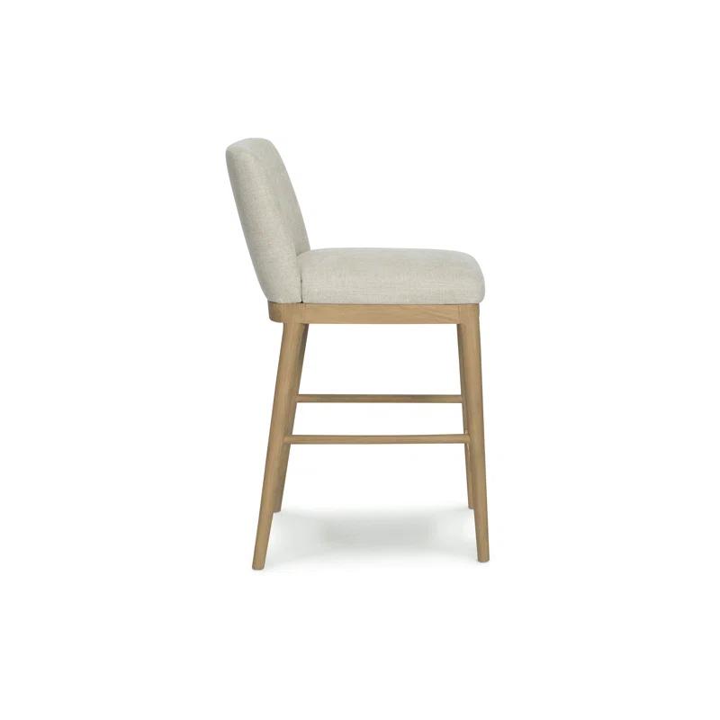 Brownstone Furniture Menlo Upholstered Counter Stool with Solid Wood Frame