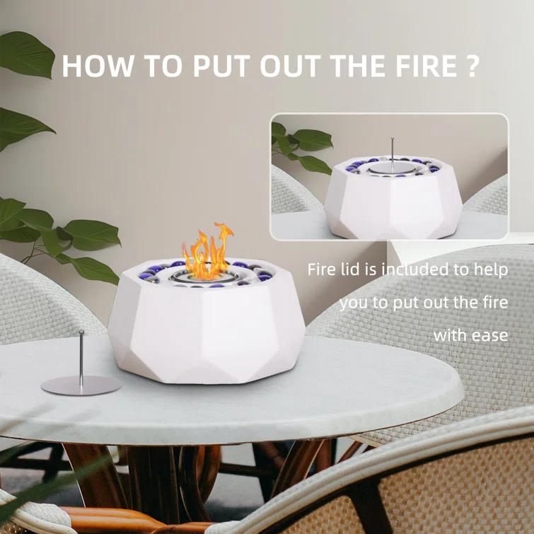 Afterglow Indoor and Outdoor Tabletop Fire Bowl