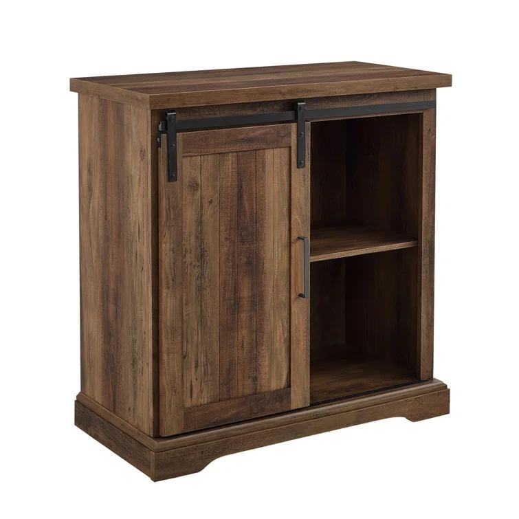 Gracie Oaks Stotfold 32" Sliding Door Accent Server