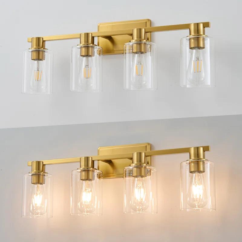 4 - Light Dimmable Vanity Light Mirror Headlights