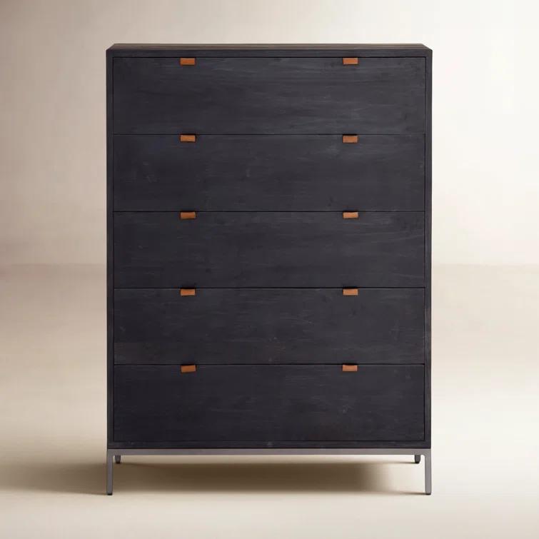 Rosamonde 5-Drawer Dresser - Black