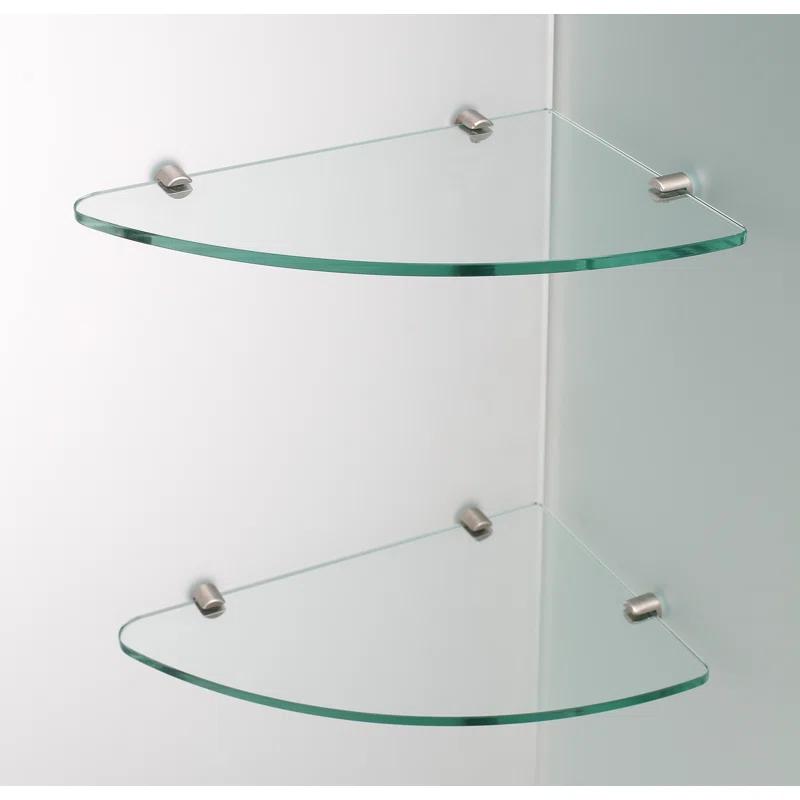 Merrick GS 34" x 72" Hinged Frameless Shower Door