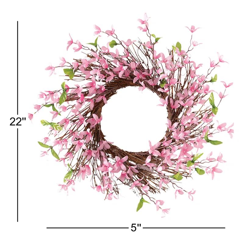 Primrue Faux 22'' Wreath