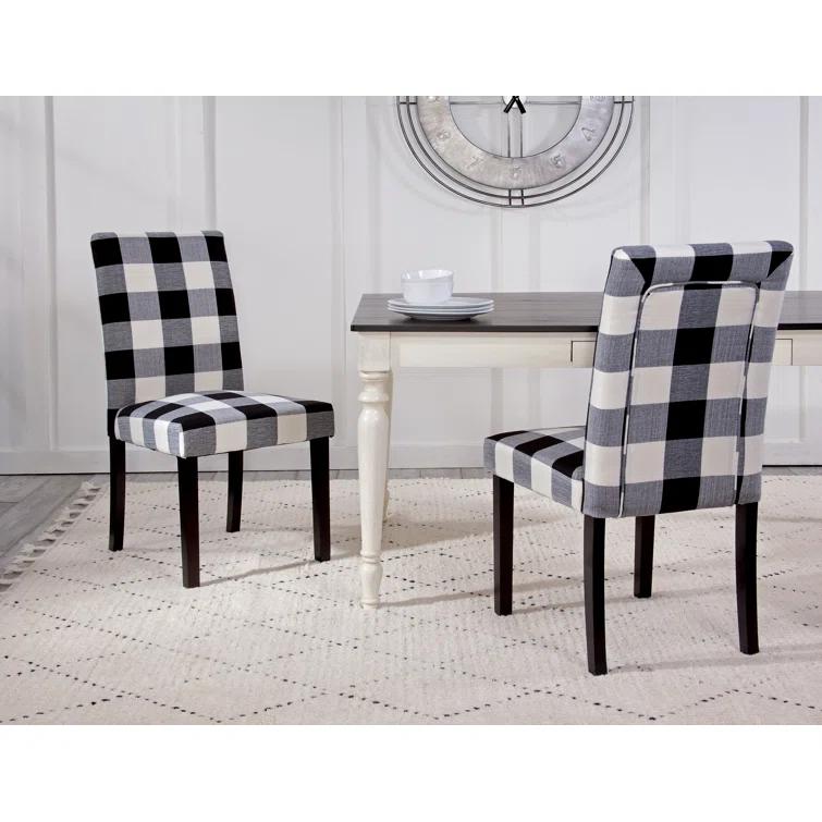 Gracie Oaks Gossner Montgomery Upholstered Parsons Dining Chair (Set of 2)
