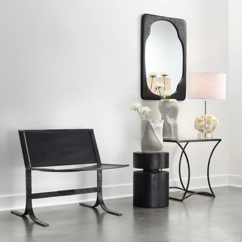 Jamie Young Company Alessa Faux Leather Upholstered Bench